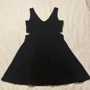 Boutique Black Dress with Cut-Outs